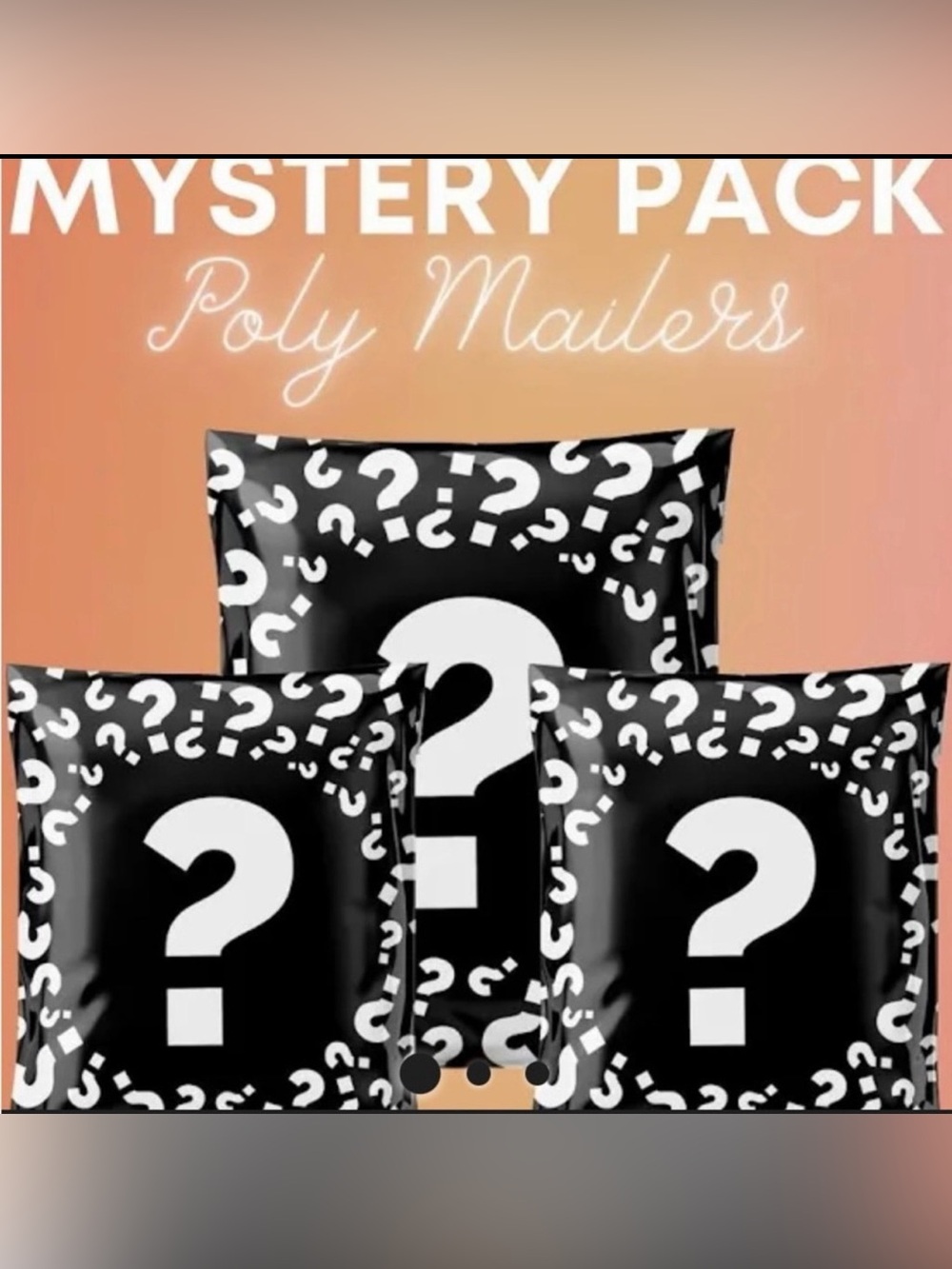 Mystery Pack Poly Mailers of 15 & 5 clear 12x15 bags
